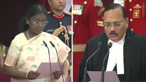 देश के 53वें चीफ जस्टिस बने जस्टिस सूर्यकांत, राष्ट्रपति द्रौपदी मुर्मू ने दिलाई शपथ