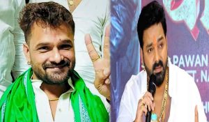 Khesari Lal Yadav का ‘पवन सिंह’ पर बड़ा पलटवार, कहा- “कम से कम एक बीवी के साथ तो रहता हूं”