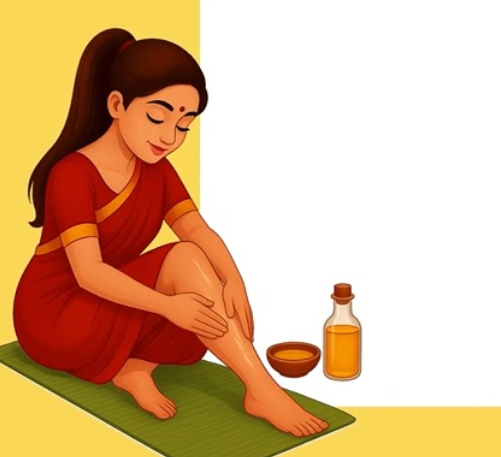 स्नान से पहले तिल के तेल से मालिश करें, इससे त्वचा में प्राकृतिक चमक आएगी और सेहत भी बेहतर बनी रहेगी।