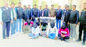 रोहित गोदारा गैंग के 7 शार्प शूटर गिरफ्तार, आधुनिक हथियारों समेत 200 गोलियां बरामद