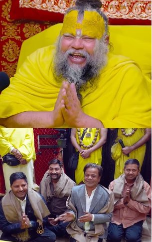 राजपाल यादव ने प्रेमानंद महाराज से मुलाकात के दौरान खुद को द्वापर युग का ‘मनसुखा’ बताया