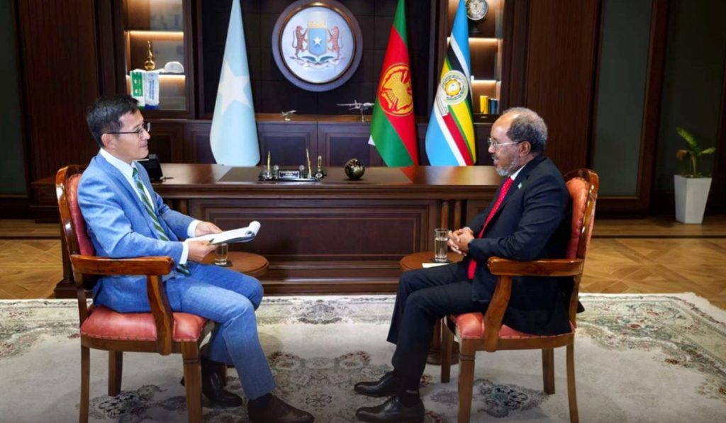 President of Somalia interviews