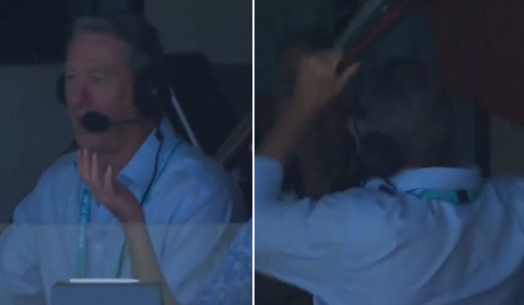Glenn McGrath angry Test record broken