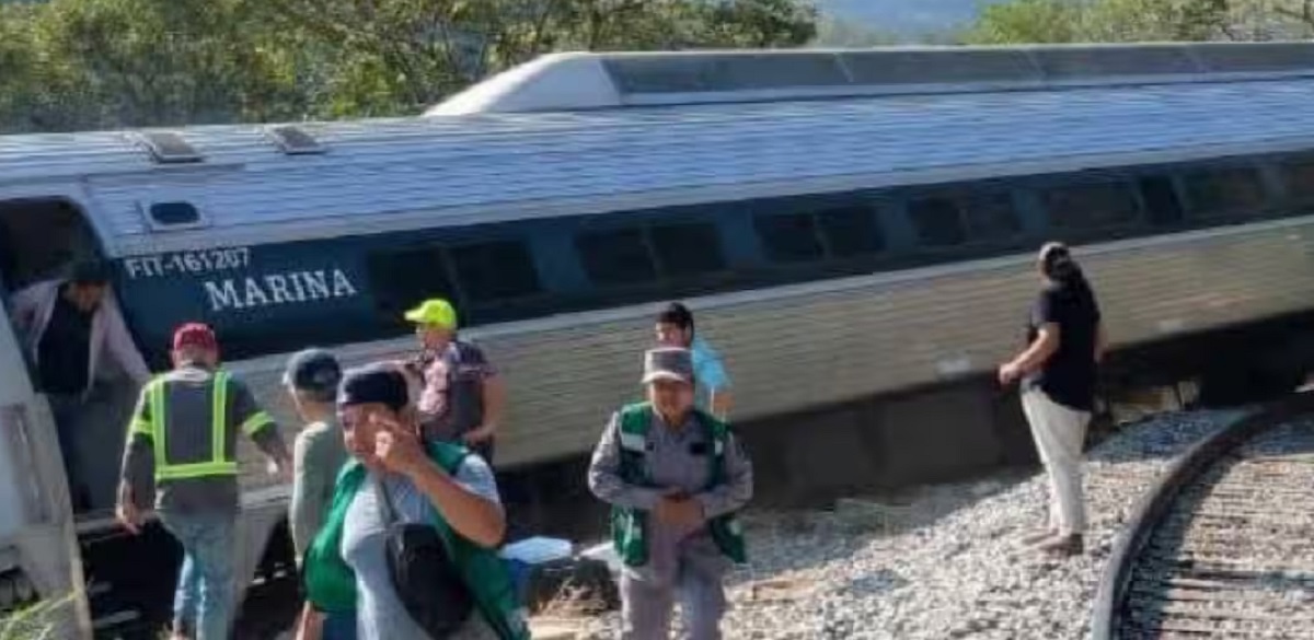 Mexico में पटरी से उतरी ट्रेन, 13 लोगों की मौत, 98 घायल