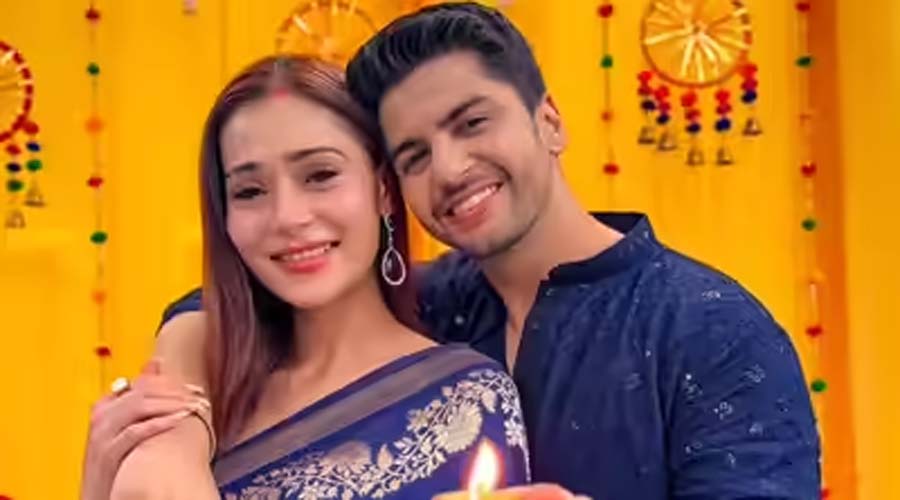 Sara Khan and Krish Pathak