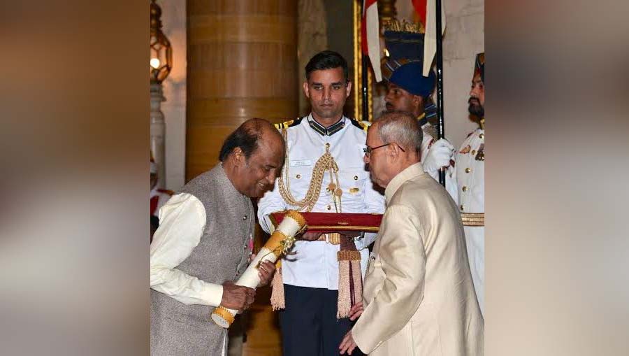 Rajinikanth was awarded the Padma Bhushan