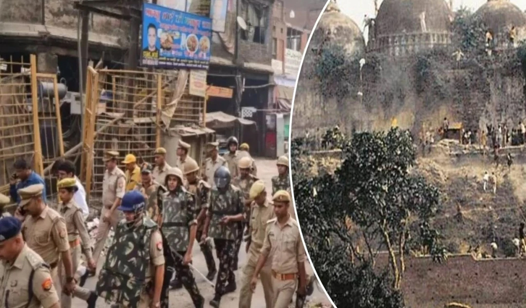 बाबरी विध्वंस को हुए 33 साल… बरसी पर UP में सुरक्षा कड़ी, चप्पे-चप्पे पर पुलिस तैनात