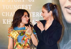 Mumbai: Actresses Fatima Sana Shaikh and Tabu at the special screening of the film 'Ikkis', in Mumbai