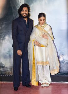 Mumbai: Actor-couple Riteish and Genelia Deshmukh at the special screening of the film 'Ikkis', in Mumbai