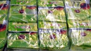 चाय के पैकेटों में छिपाकर लाया जा रहा 78 करोड़ रुपये का नशीला पदार्थ बरामद