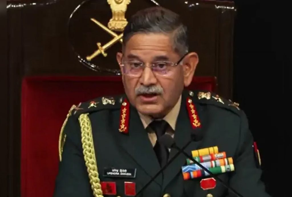 Army Chief Upendra Dwivedi