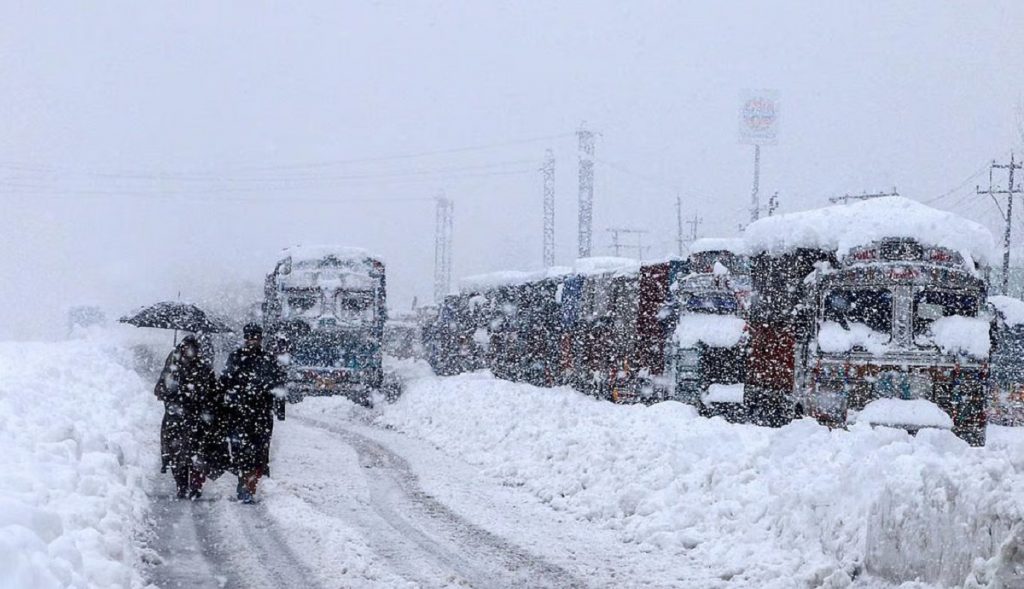 Jammu and Kashmir snowfall