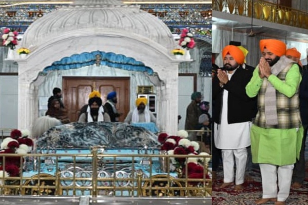हरियाणा CM ने चरण कंवल साहिब माछीवाड़ा गुरुद्वारा साहिब में टेका माथा, गुरु साहिब का प्राप्त किया आशीर्वाद