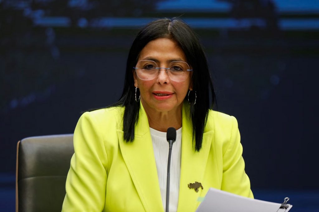 delcy rodrguez as acting president