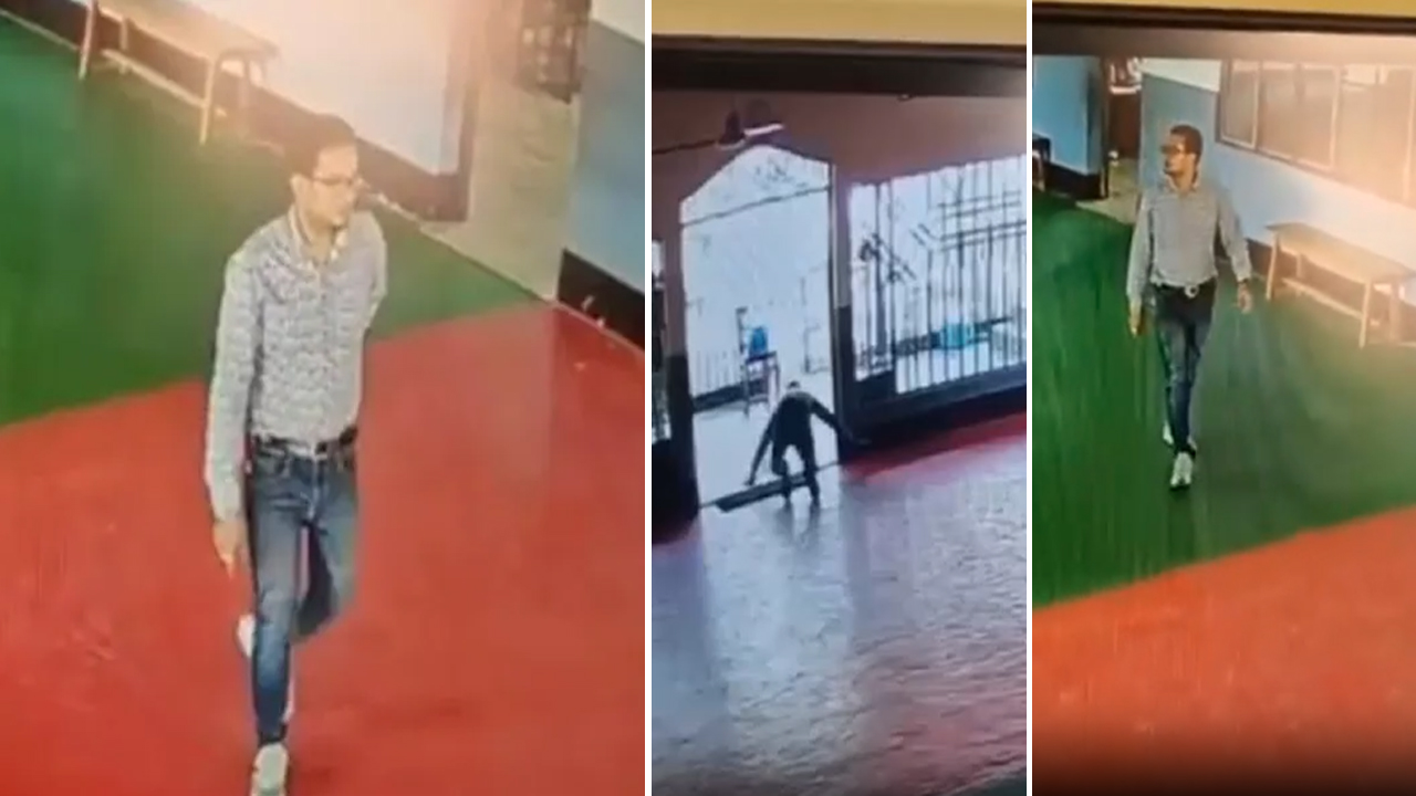 बेटे का रिजल्ट लेने स्कूल गए थे, गेट से निकलते ही आया हार्ट अटैक,  CCTV में कैद हुआ मौत का मंजर