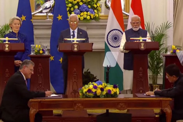 भारत–EU के बीच सबसे बड़ा फ्री ट्रेड समझौता, पीएम मोदी बोले- यह साझा समृद्धि का नया रोडमैप