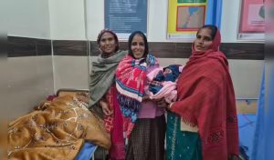 woman birth son Jind News