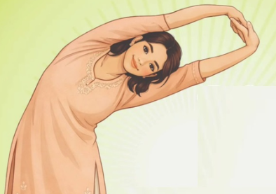 तिर्यक ताड़ासन: रीढ़, पेट और मन को देने वाला प्राकृतिक आराम