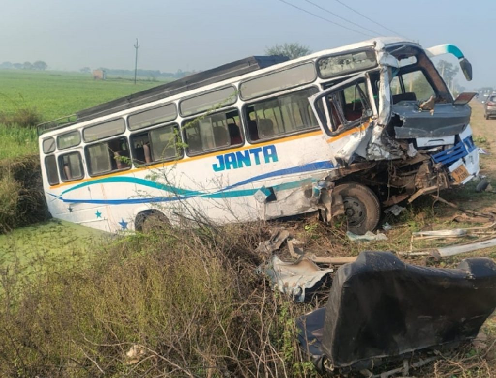 Bhind-Gwalior highway road accident
