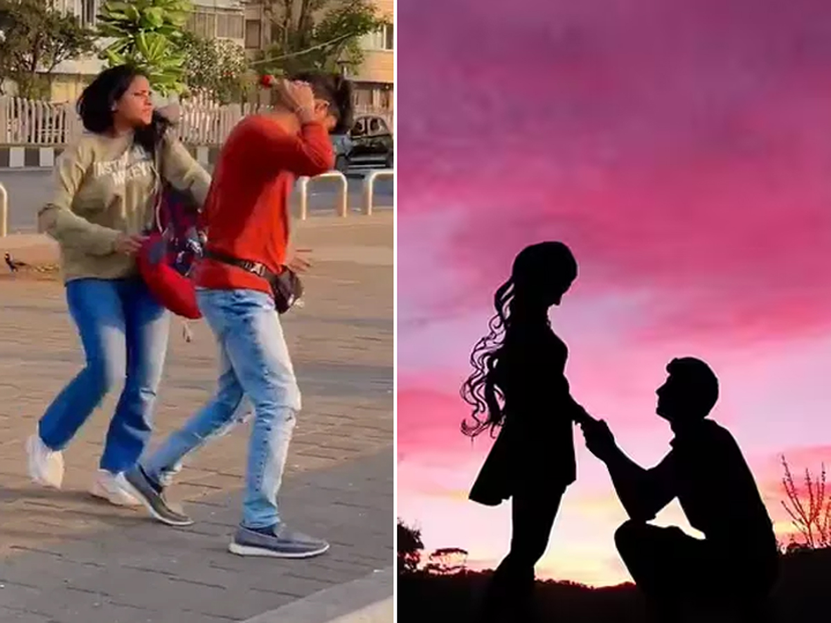 Propose Day: बीच सड़क पर लड़के को प्रपोज करना पड़ा भारी, लड़की ने चप्पलों से उतारा ‘आशिकी’ का भूत