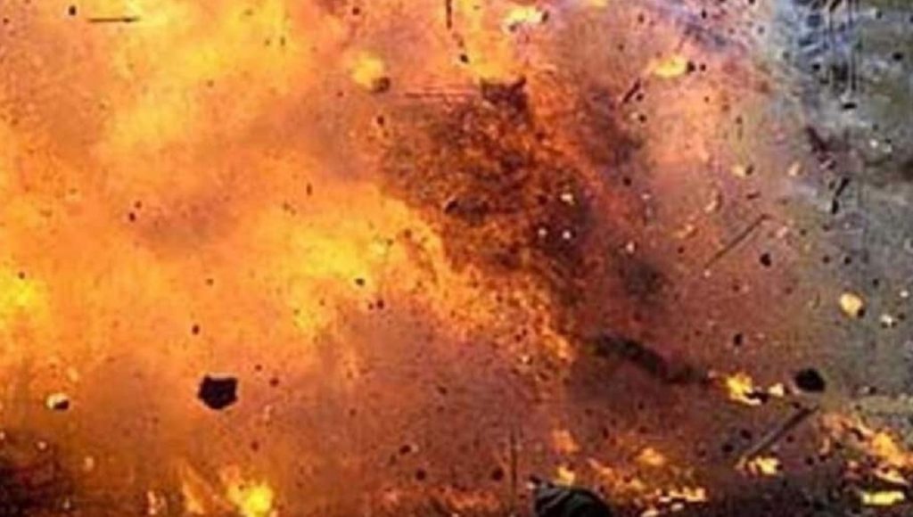 Oxygen cylinder explodes at factory