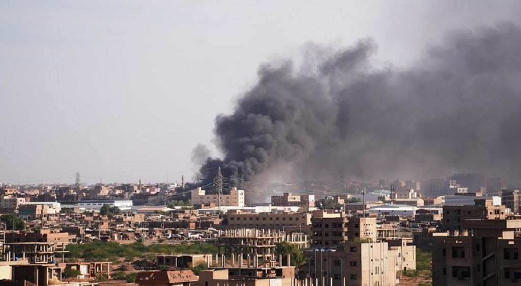 RSF drone attack in Sudan