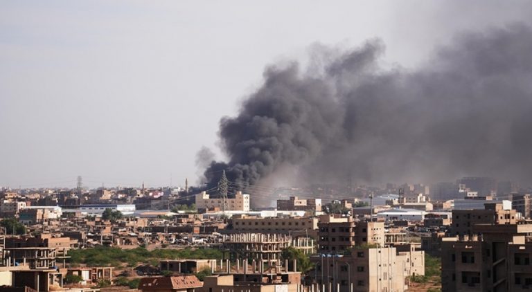 RSF drone attack in Sudan