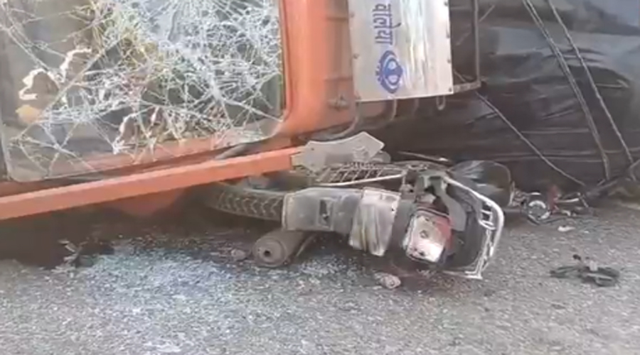 अंबाला में भीषण सड़क हादसा: लोडिंग ट्रक ने बाइक सवार दो युवकों को रौंदा