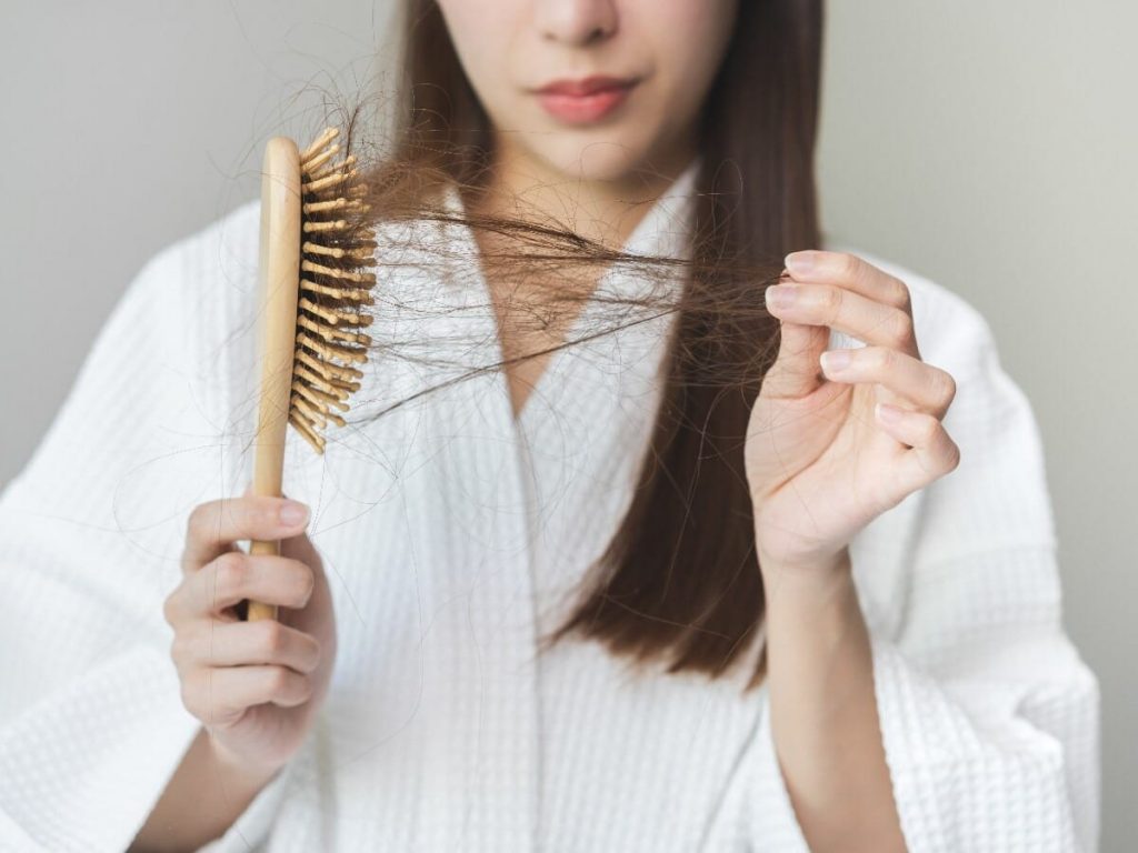 Postpartum hair fall causes and remedies