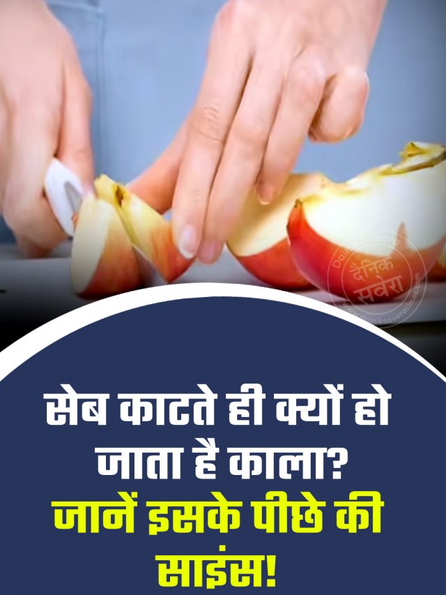 सेब काटते ही क्यों हो जाता है काला? जानें इसके पीछे की वजह