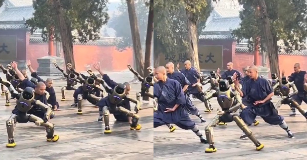 शाओलिन मंदिर में रोबोट सीख रहे हैं कुंग फू, वीडियो देख लोगों के उड़े होश