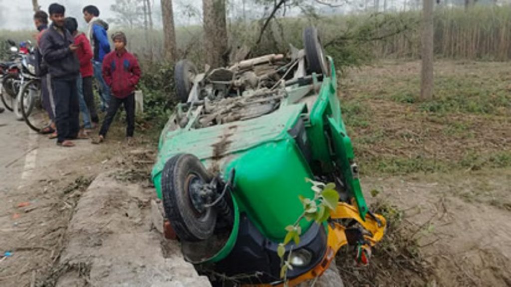 lakhimpur kheri road accident