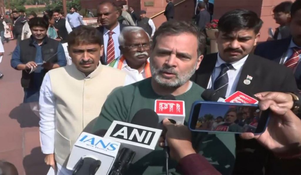 Rahul Gandhi took a dig at PM Modi's speech