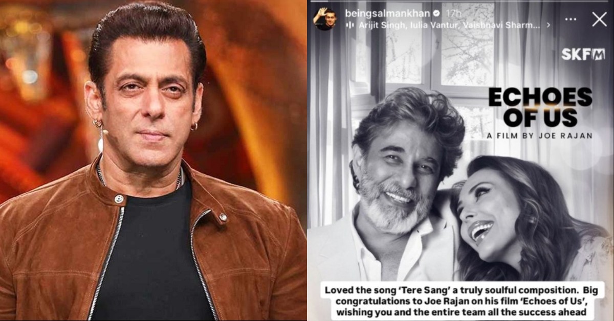 वाकई दिल को छू लेने वाली रचना… सलमान खान ने यूलिया वंतूर और अरिजीत सिंह के नए गाने की तारीफ