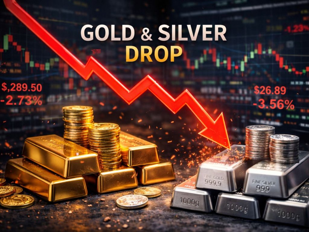 Gold and silver price