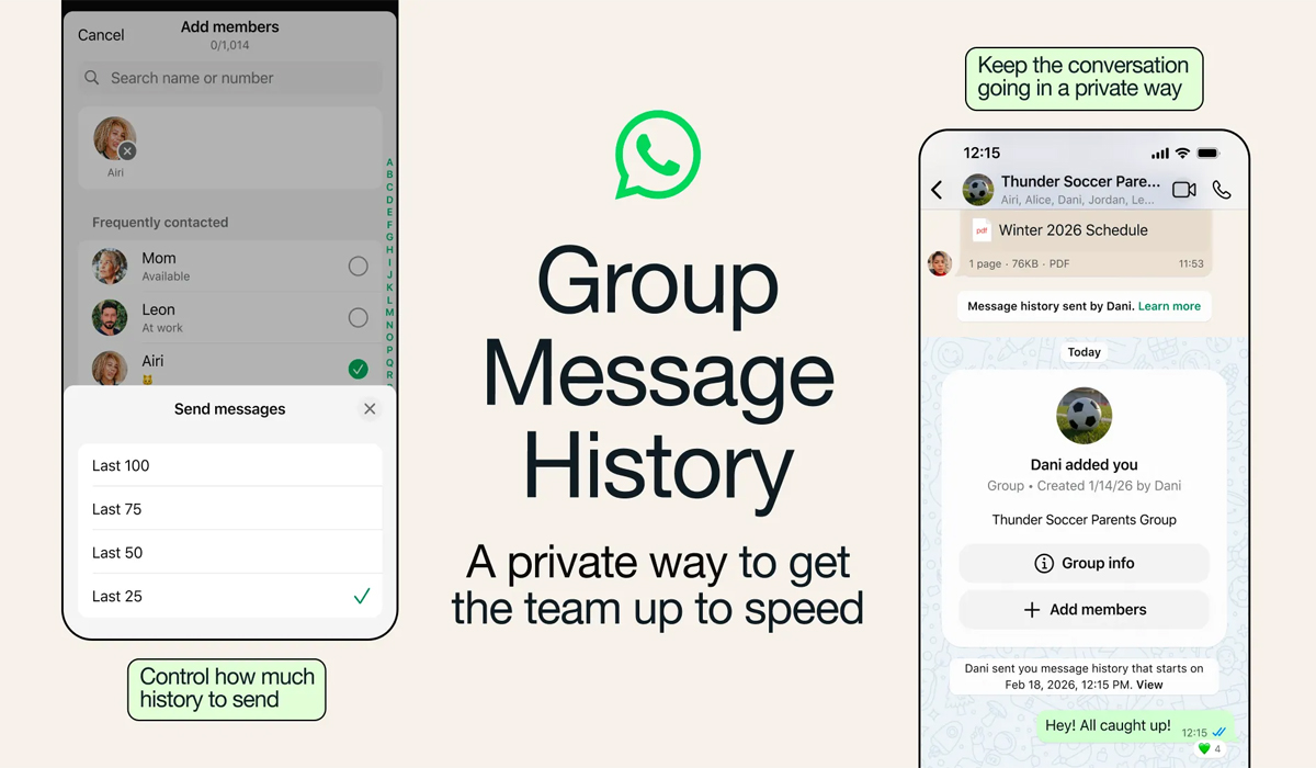 WhatsApp का नया अपडेट: ग्रुप में जुड़ते ही दिखेंगे पुराने मैसेज, जानें कितना मिलेगा कंट्रोल