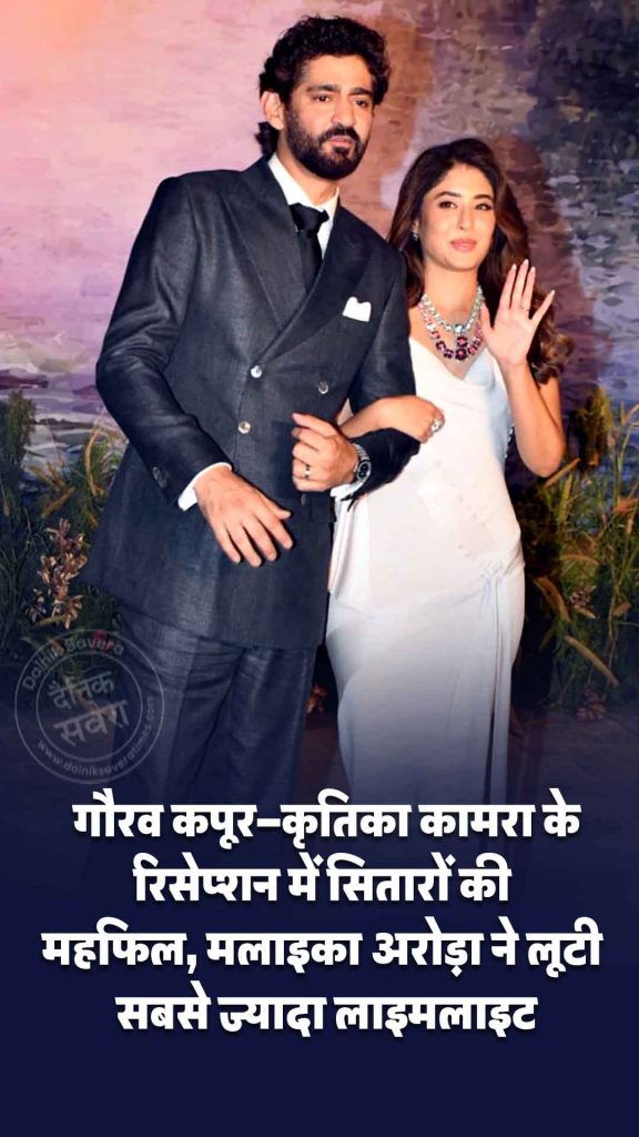 Gaurav Kapoor-Kritika Kamra's reception was a star-studded affair