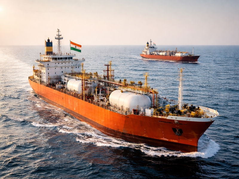 होर्मुज स्ट्रेट से सुरक्षित निकले LPG से भरे दो भारतीय जहाज