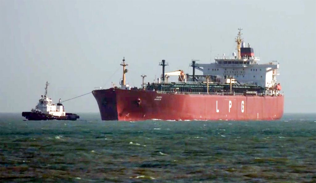 LPG Ship Shivalik India Arrival