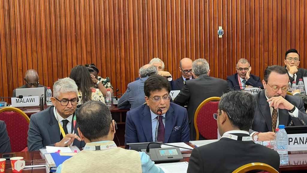 Piyush Goyal WTO innovation equal opportunity members statement