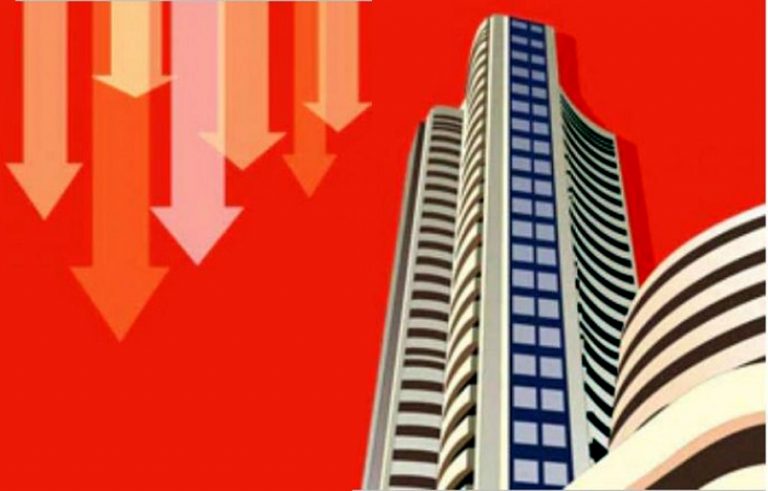 sensex falls 1635 points global tension stock market crash India