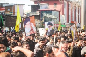 Jammu Kashmir Protests Khamenei death
