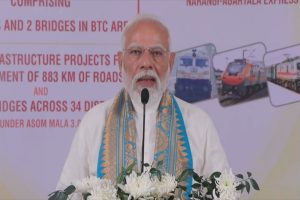 ‘कांग्रेस ने कई पीढ़ियों तक बोडोलैंड के लोगों को झूठे सपने दिखाए’, गुवाहाटी में बोले पीएम मोदी