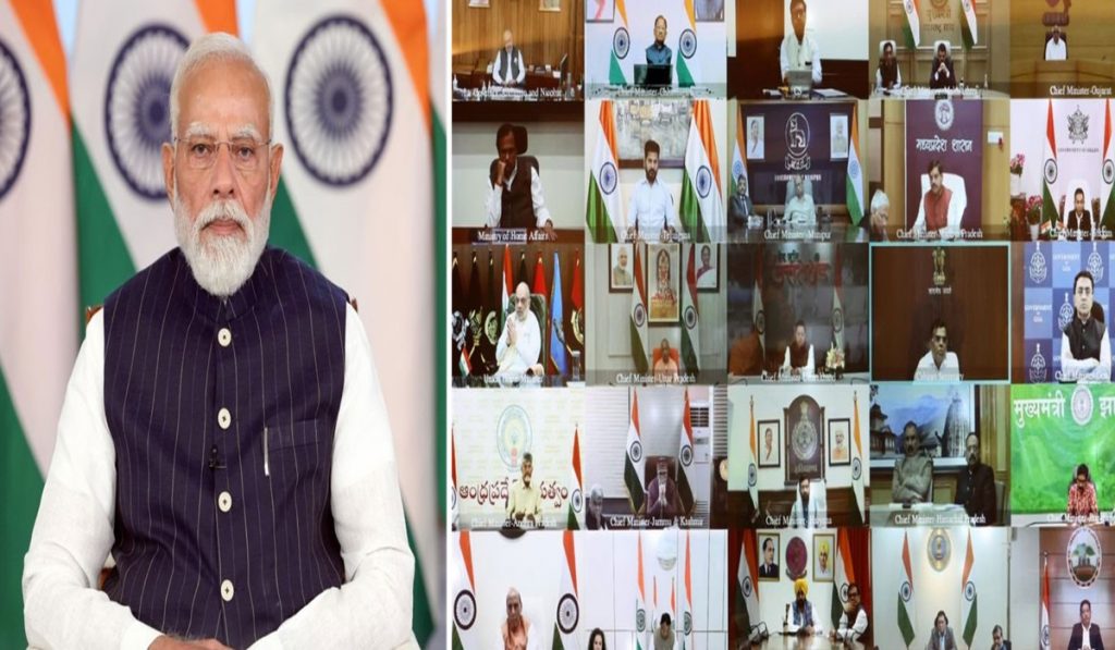 PM Modi Holds Meeting with State Chief Ministers on West Asia Crisis