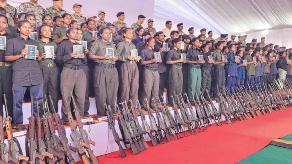 Naxalites surrender
