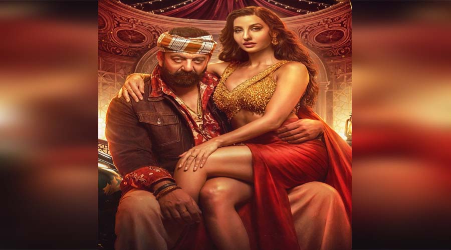 म्यूज़िक वर्ल्ड में हंगामा! Nora Fatehi का धमाकेदार डांस और Sanjay Dutt का स्वैग, फैंस को पसंद आया ये गाना