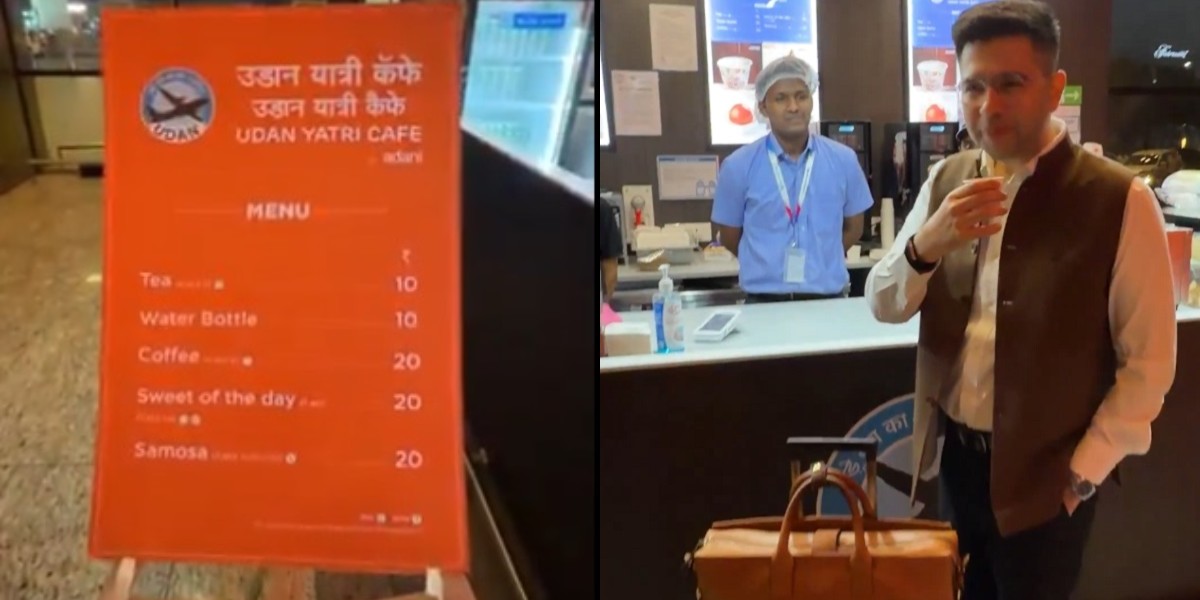 रंग लाई Raghav Chadha की मेहनत, ‘उड़ान यात्री कैफे’ पर मिल रही 10 रुपये की चाय और 20 का समोसा