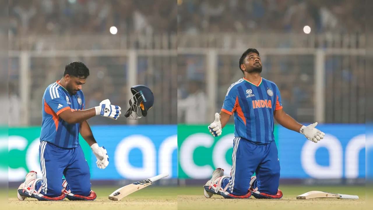 VIDEO : Eden Gardens में संजू सैमसन ने क्यों किया घुटनों के बल बैठकर सेलिब्रेशन, जानें वजह