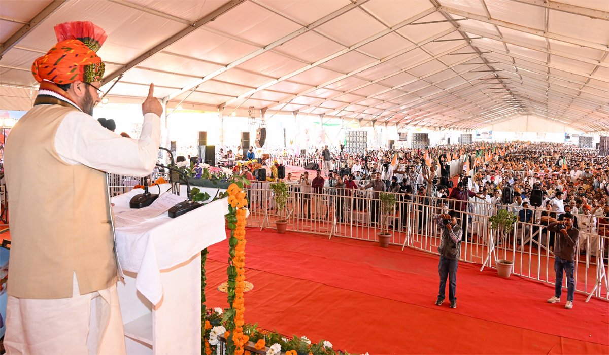 विकसित भारत-2047 की राह में हरियाणा बना अग्रणी, बादशाहपुर बना विकास का मॉडल : नायब सिंह सैनी