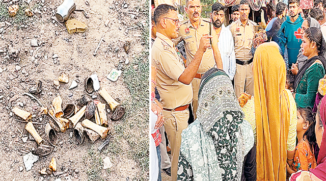 लाडवा में राक्षी नदी किनारे मिली पशुओं के खुर और हड्डियां; लोगों में भारी आक्रोश